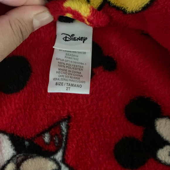 Disney Mickey Robe 2T - Picture 3 of 4